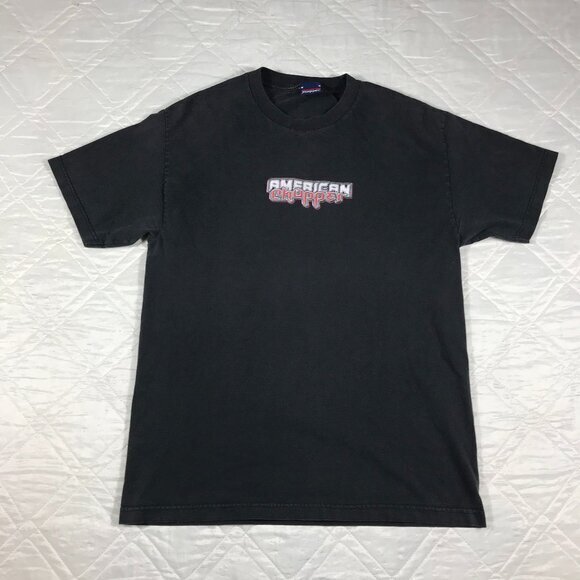 Vintage Well Worn American Chopper black 2 sided‎ T shirt Large - Picture 1 of 6